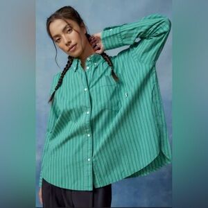NWT: Urban Outfitters BDG Dad button down Green shirt